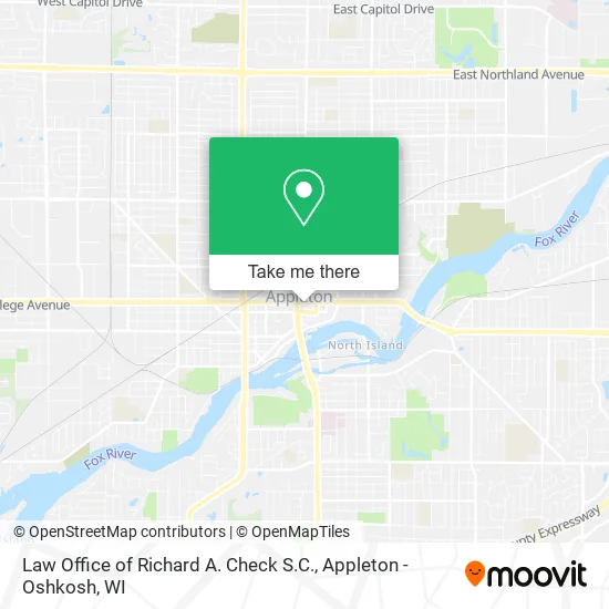 Law Office of Richard A. Check S.C. map