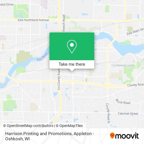 Mapa de Harrison Printing and Promotions