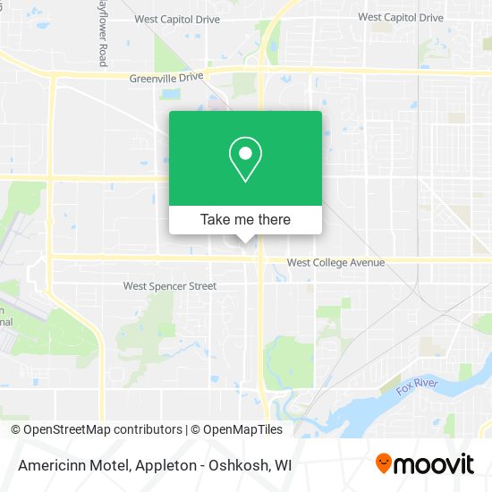 Americinn Motel map