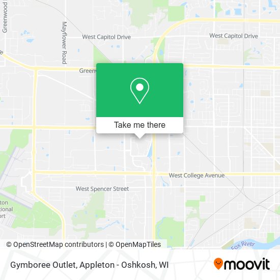 Gymboree Outlet map