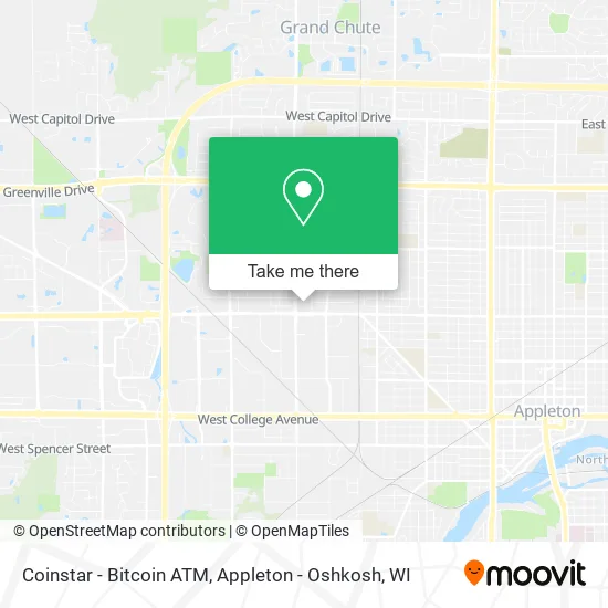 Coinstar - Bitcoin ATM map