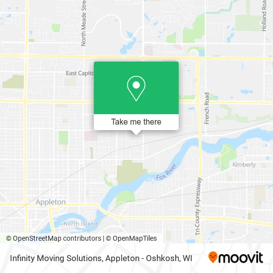 Infinity Moving Solutions map