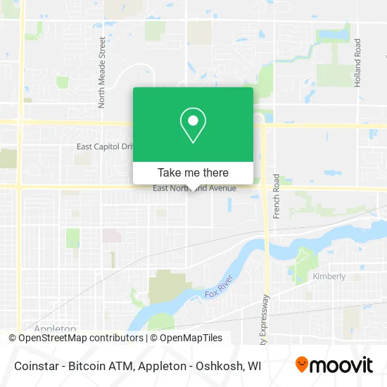 Coinstar - Bitcoin ATM map