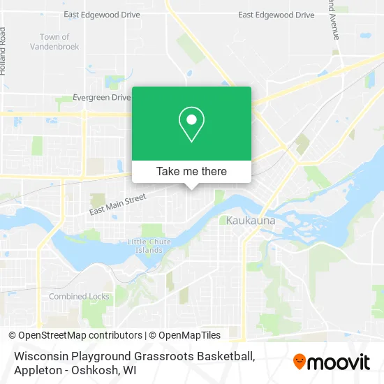 Wisconsin Playground Grassroots Basketball map