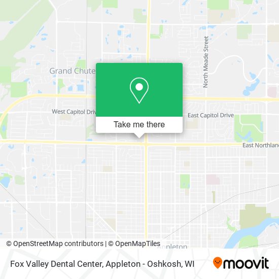 Mapa de Fox Valley Dental Center