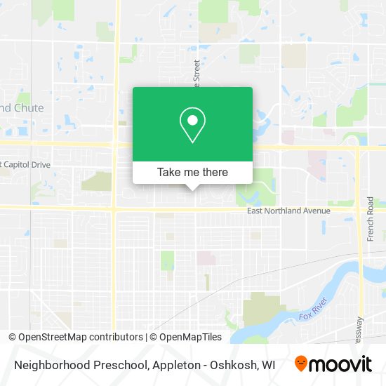 Neighborhood Preschool map