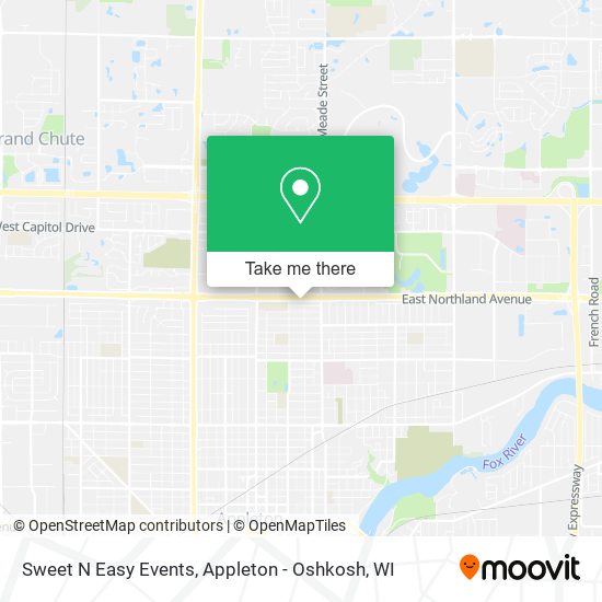 Sweet N Easy Events map