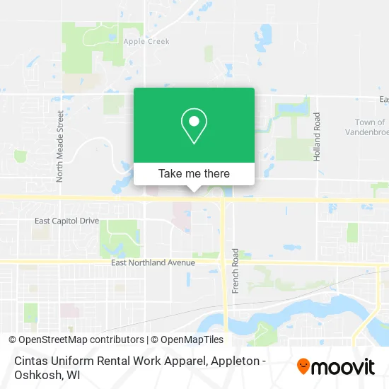 Cintas Uniform Rental Work Apparel map