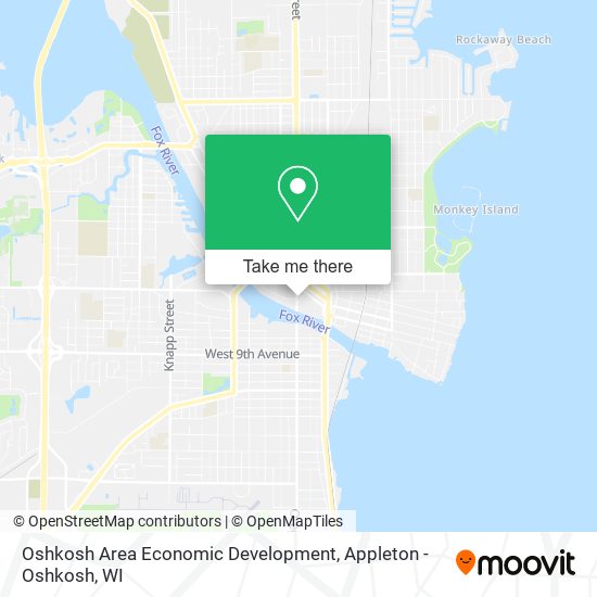 Oshkosh Area Economic Development map