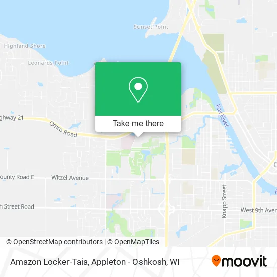 Mapa de Amazon Locker-Taia