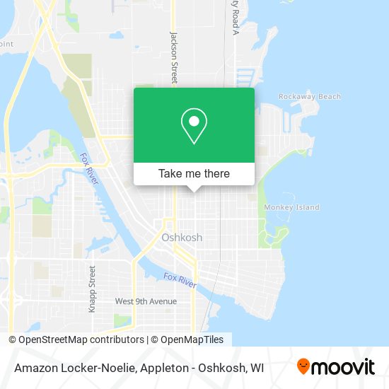 Amazon Locker-Noelie map