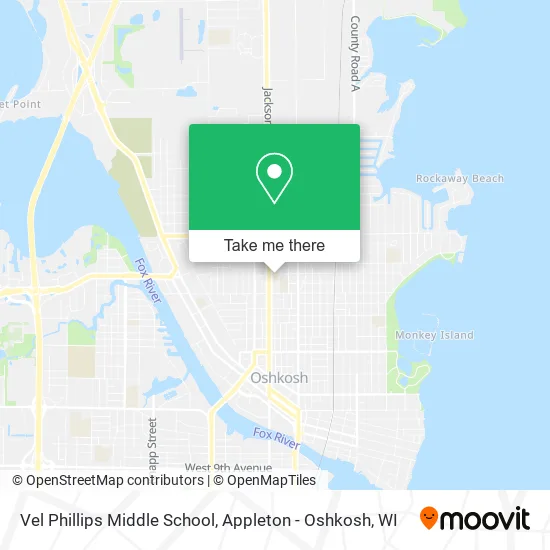 Vel Phillips Middle School map