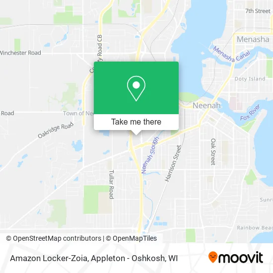 Amazon Locker-Zoia map