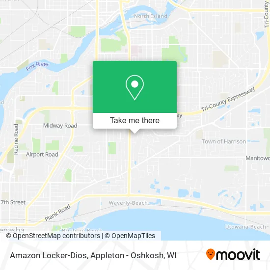 Amazon Locker-Dios map