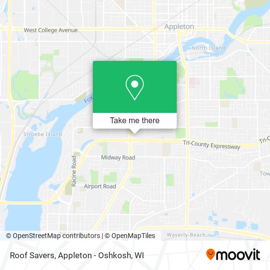 Roof Savers map