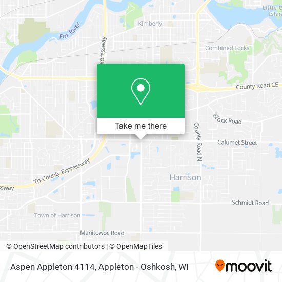 Aspen Appleton 4114 map