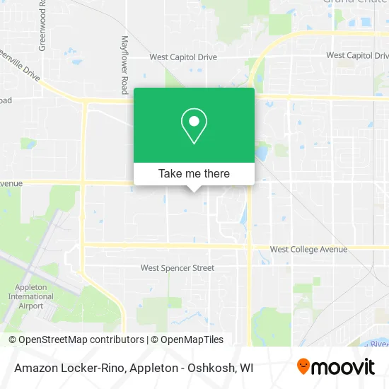 Amazon Locker-Rino map