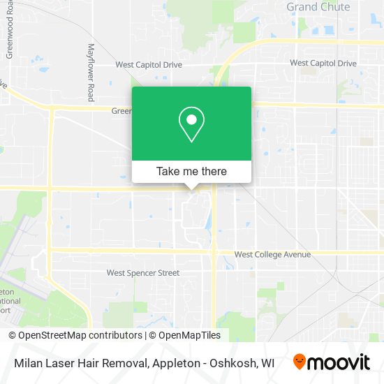 Milan Laser Hair Removal map