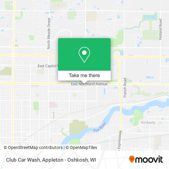 Club Car Wash map