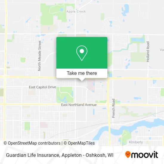Guardian Life Insurance map
