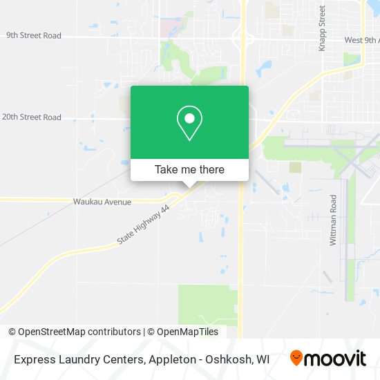 Express Laundry Centers map