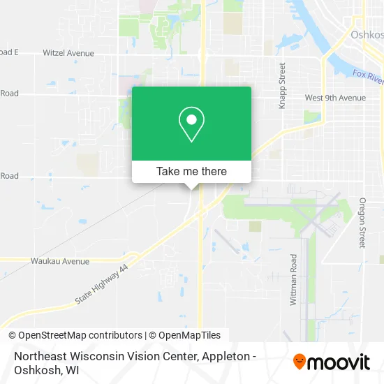 Northeast Wisconsin Vision Center map