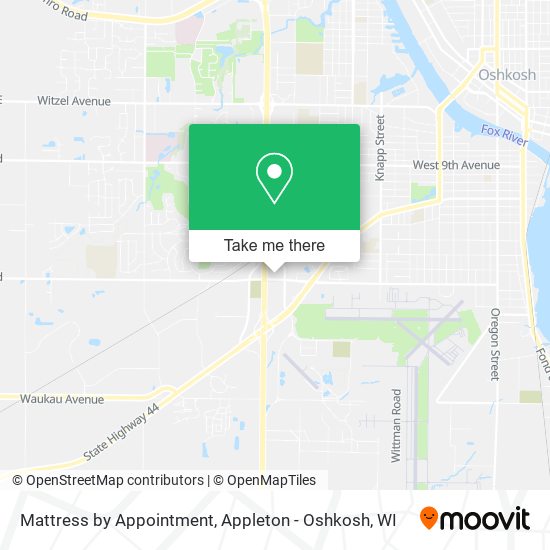 Mattress by Appointment map
