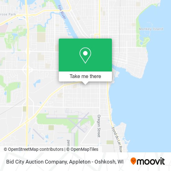 Bid City Auction Company map