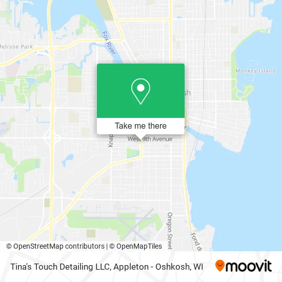 Tina's Touch Detailing LLC map