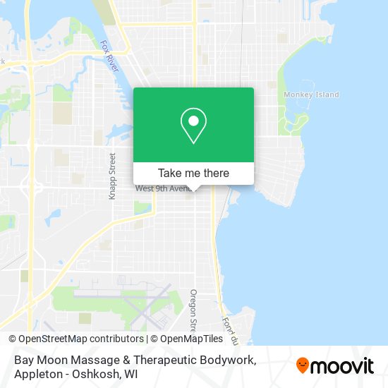 Bay Moon Massage & Therapeutic Bodywork map