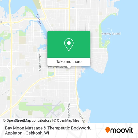Bay Moon Massage & Therapeutic Bodywork map