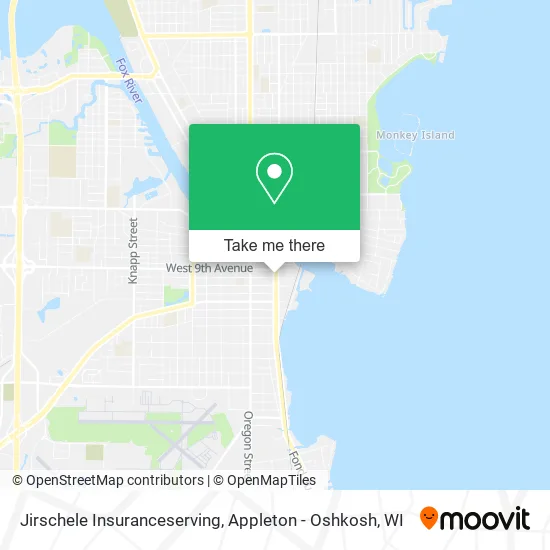 Jirschele Insuranceserving map