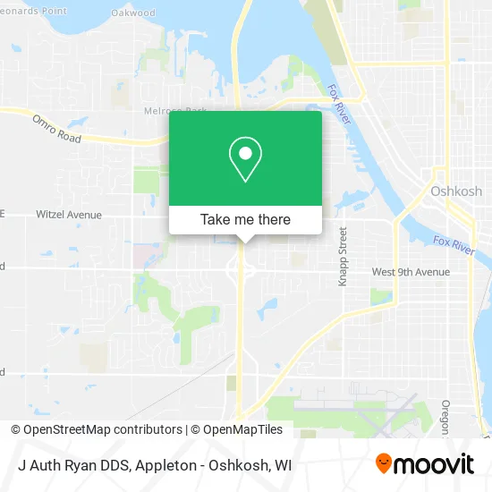 Mapa de J Auth Ryan DDS