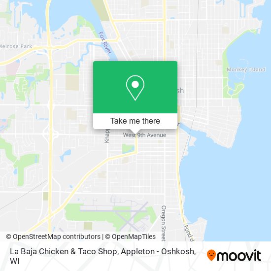 La Baja Chicken & Taco Shop map