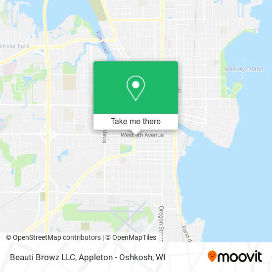 Beauti Browz LLC map