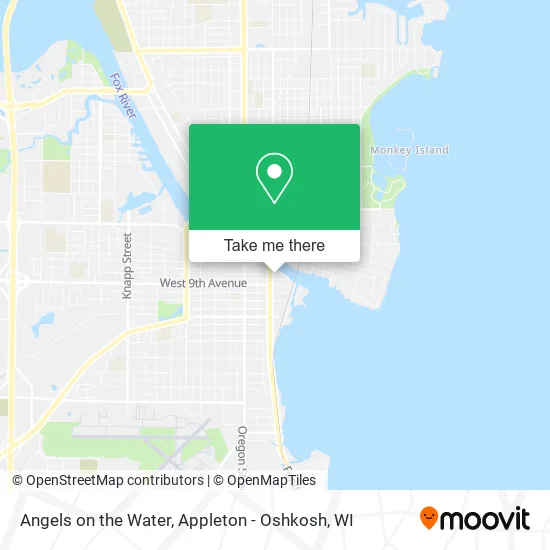 Angels on the Water map