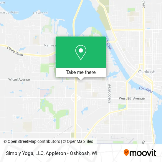 Mapa de Simply Yoga, LLC