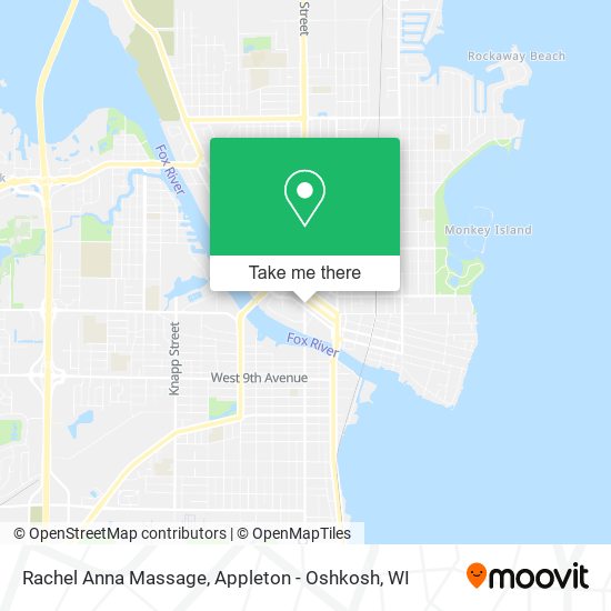 Rachel Anna Massage map