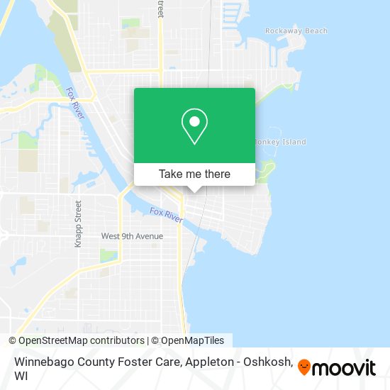 Winnebago County Foster Care map