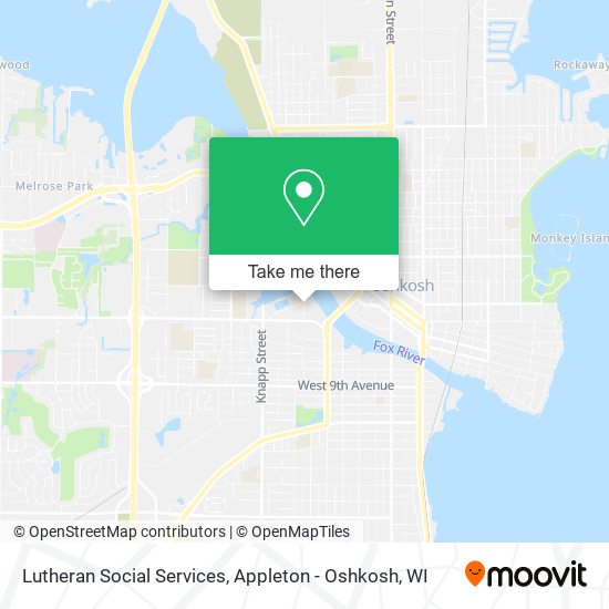 Lutheran Social Services map