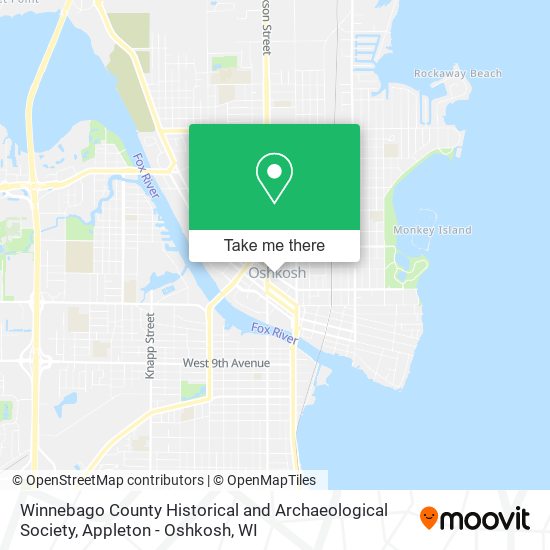 Winnebago County Historical and Archaeological Society map