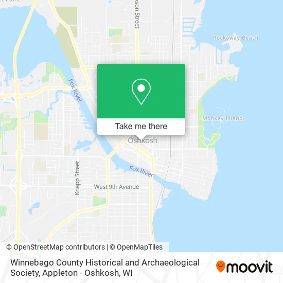 Mapa de Winnebago County Historical and Archaeological Society