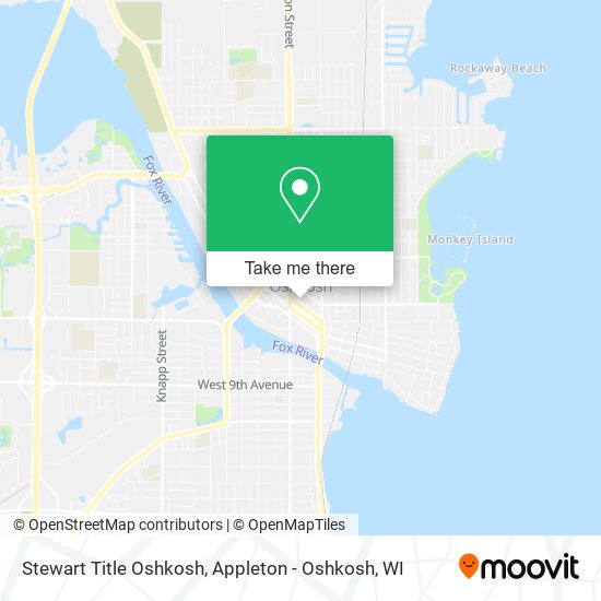 Stewart Title Oshkosh map