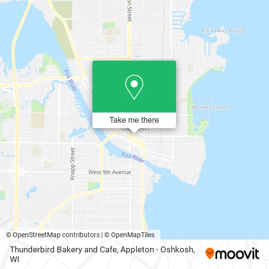 Thunderbird Bakery and Cafe map