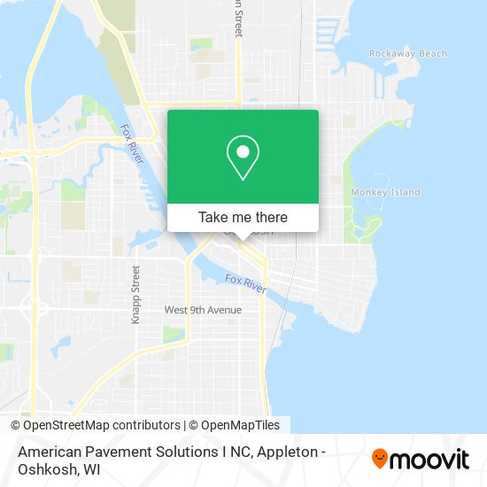 American Pavement Solutions I NC map