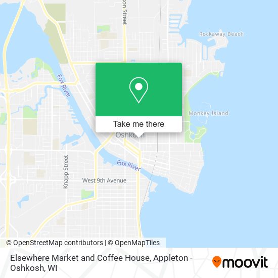 Mapa de Elsewhere Market and Coffee House