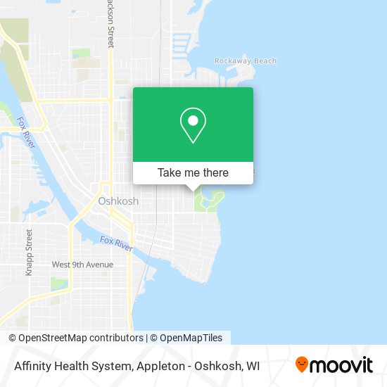 Affinity Health System map