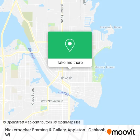 Nickerbocker Framing & Gallery map