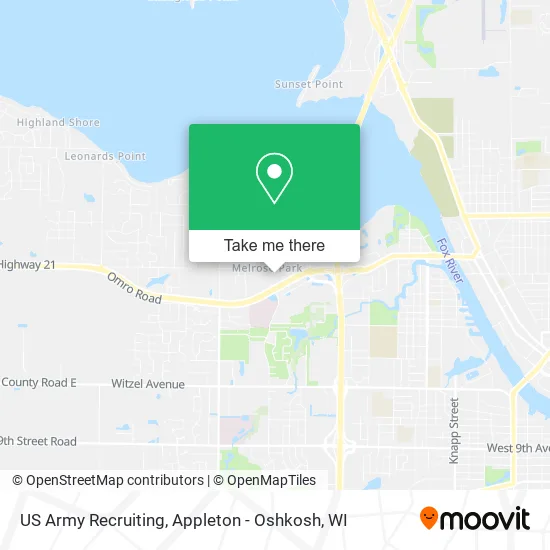US Army Recruiting map