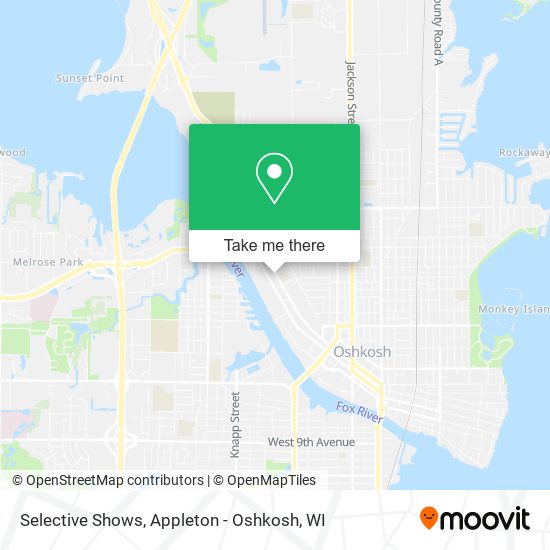 Selective Shows map